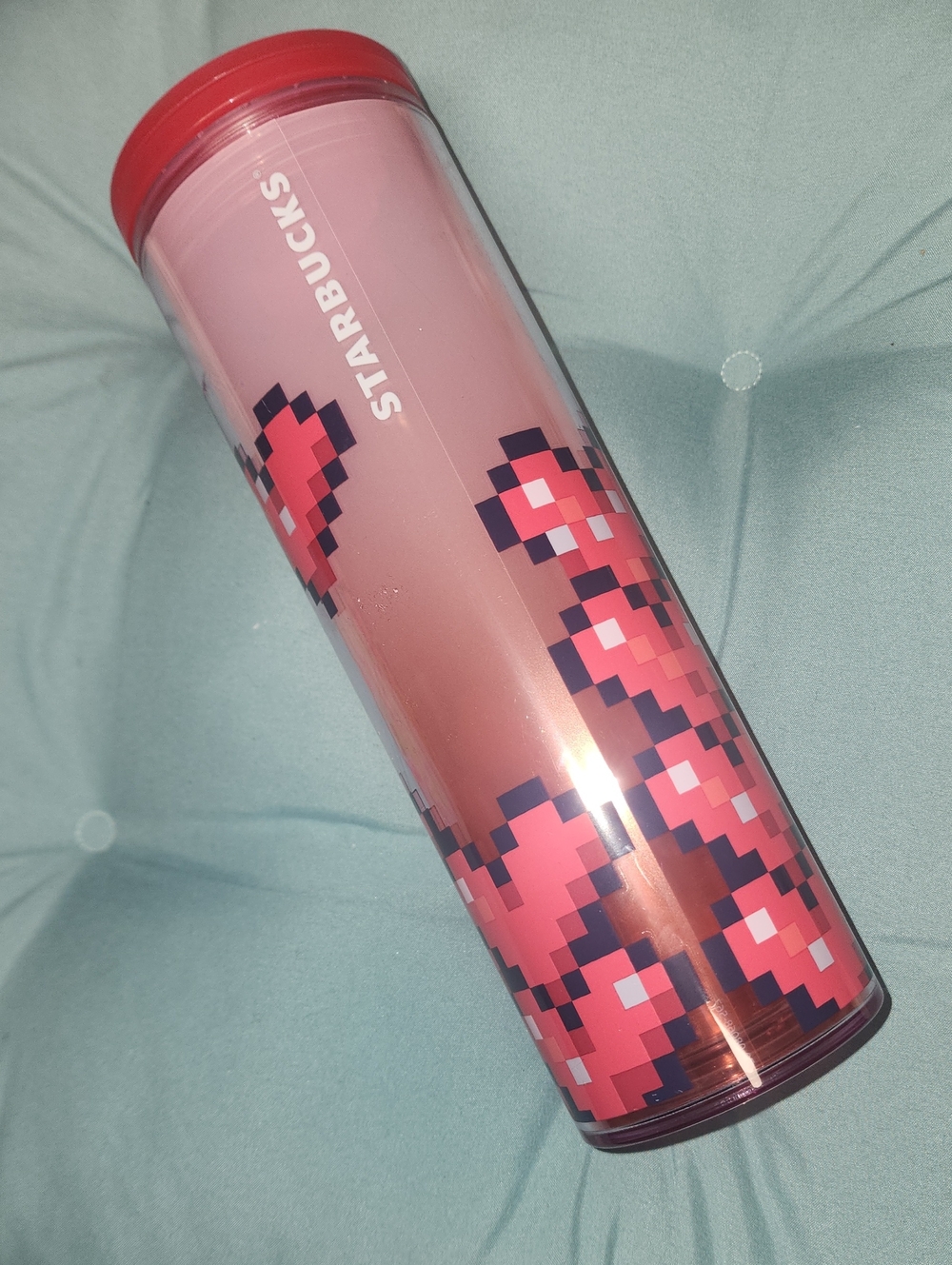 Starbucks 16oz Hearts Tumbler